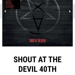 Mötley Crüe Shout at the Devil 40th Anniversary  Limited Edition Boxed Set - New